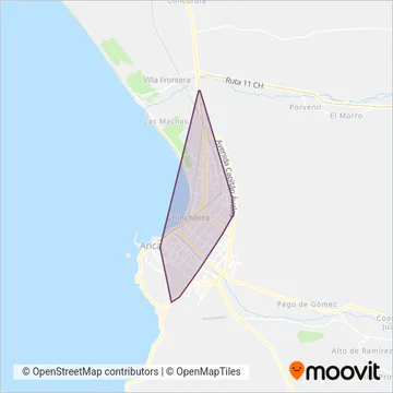 Sociedad Anónima Cerrada Etrapas coverage area map
