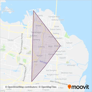 Suroboyo coverage area map