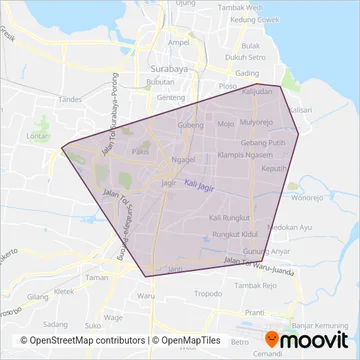TSS coverage area map