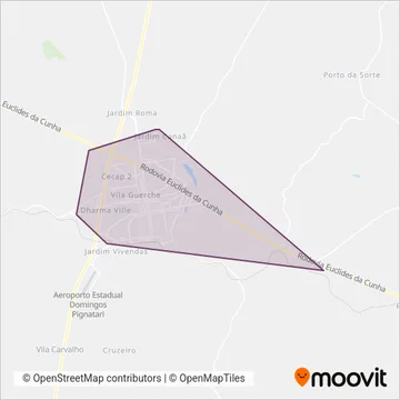 Expresso Itamarati coverage area map
