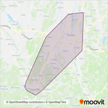 TLP coverage area map