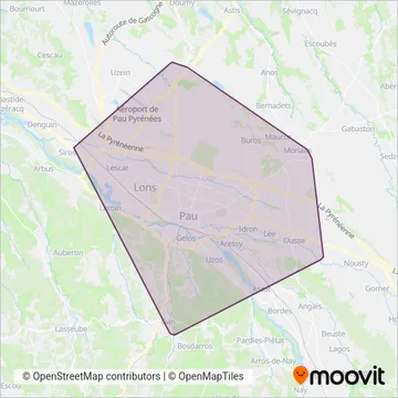 Idelis coverage area map