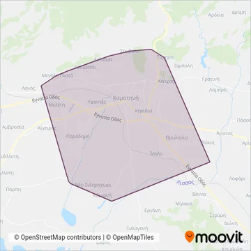 Astika Komotinis coverage area map