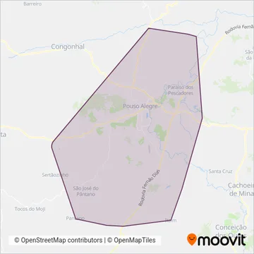 Planalto coverage area map