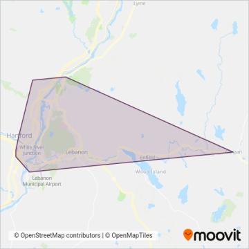 Advance Transit coverage area map