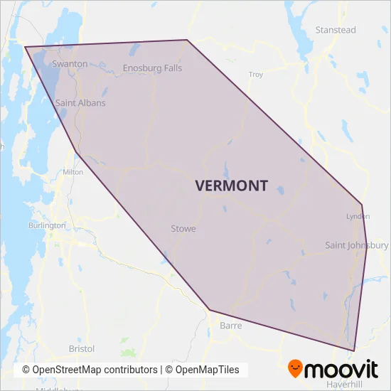 RCT coverage area map