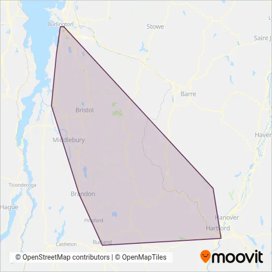 ACTR coverage area map