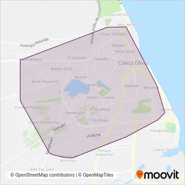 Urbano SE coverage area map