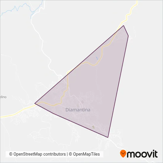 Diamantina Buss coverage area map