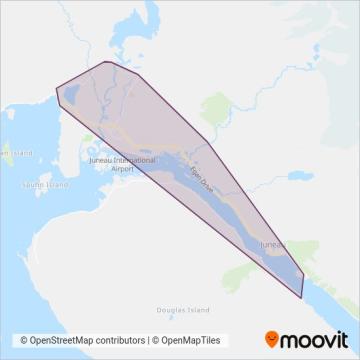 Capital Transit coverage area map