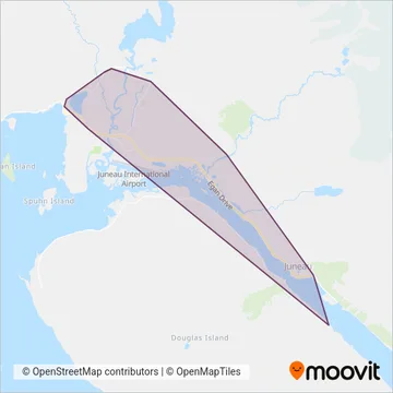 Capital Transit coverage area map