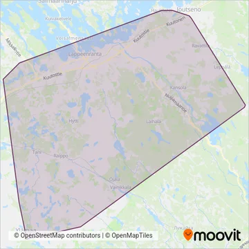 TOIMI VENTO KY coverage area map