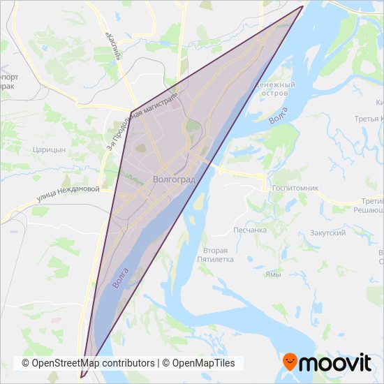 МетроЭлектротранс coverage area map