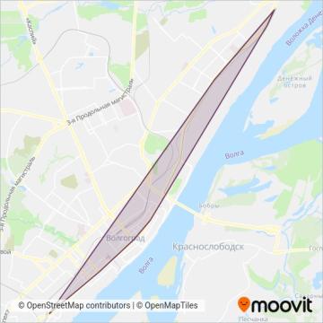 Схема покрытия компании Скоростной трамвай