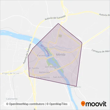 Movérida coverage area map