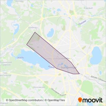 Схема покрытия компании Урал трас групп