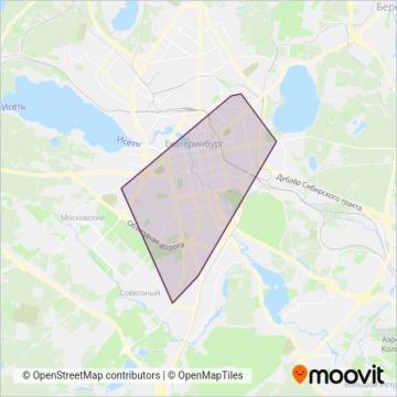 Схема покрытия компании ТК Автогамма (Фуникулер)