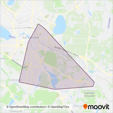 Схема покрытия компании Декар Бас