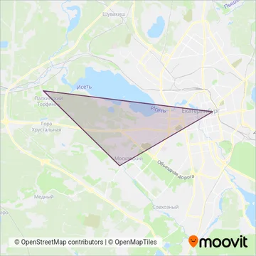 Схема покрытия компании Форт Транс (Автобус)