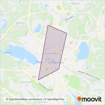 Схема покрытия компании Форт Транс (Фуникулер)