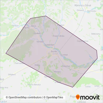 Transbus Buzău coverage area map