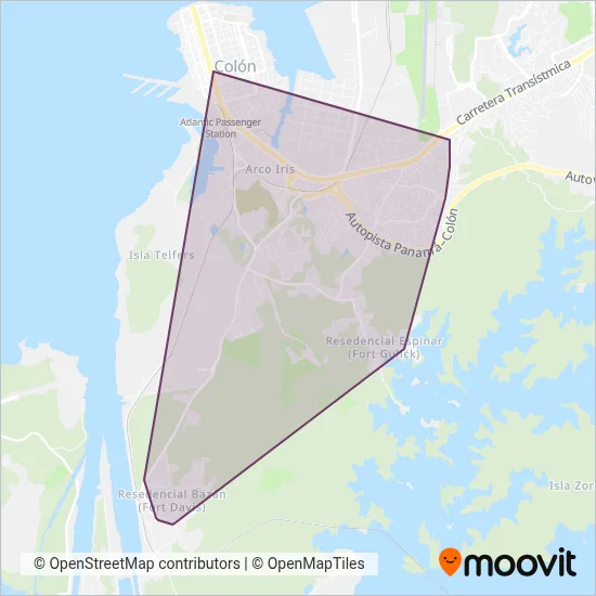 UTRAMAR coverage area map