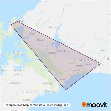 MiBus coverage area map