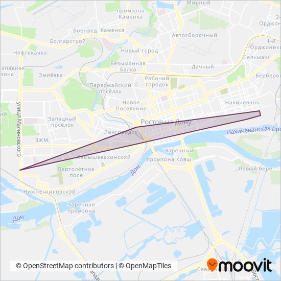 ООО РТК «Русэлтранс» coverage area map