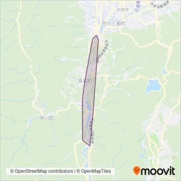 身延町 coverage area map