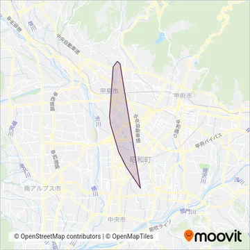 甲斐市 coverage area map