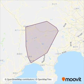 富士急行グループ coverage area map