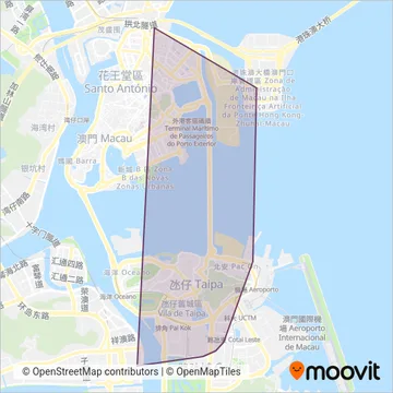 Sands Resorts coverage area map