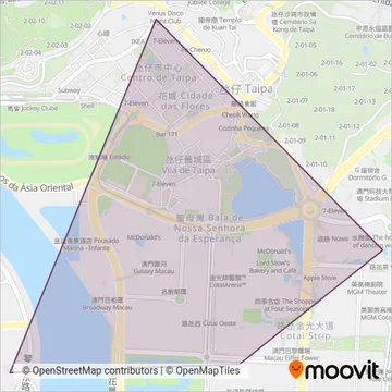 MELCO coverage area map