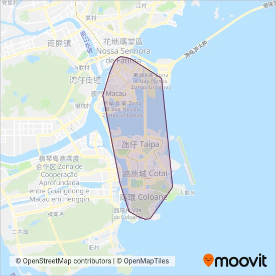Transmac coverage area map