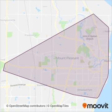 Ryde coverage area map