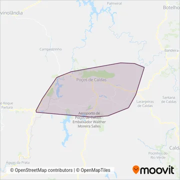 Circullare coverage area map