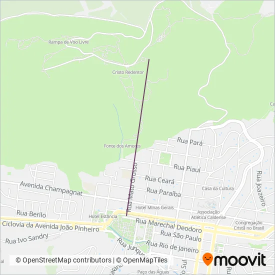 CITUR coverage area map