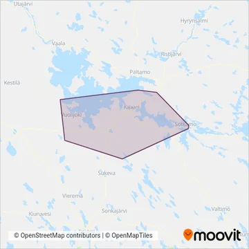 Vekka Group Oy coverage area map