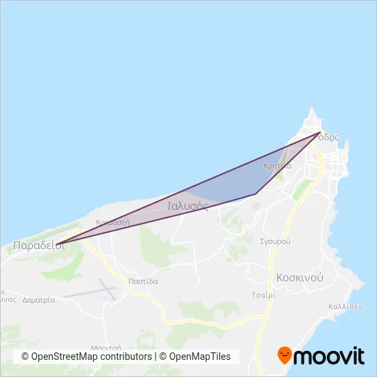 DES RODA coverage area map