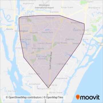 Wave Transit coverage area map