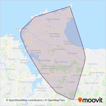 MAT coverage area map