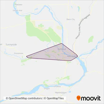 BFT coverage area map