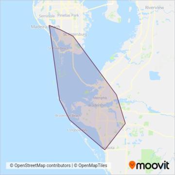 MCAT coverage area map