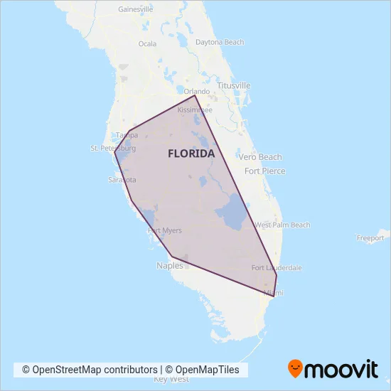 FlixBus-us coverage area map