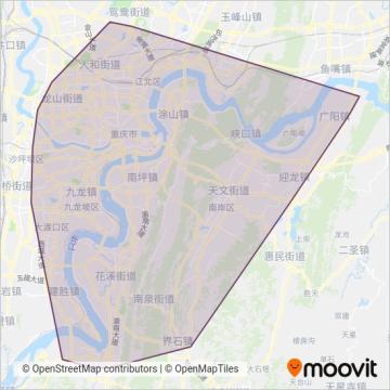 一汽巴士线路的覆盖范围