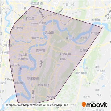 一汽巴士线路的覆盖范围