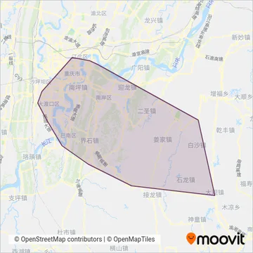 第三公交 coverage area map