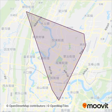 机场巴士 coverage area map