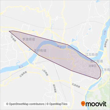汽车运输集团涪陵分公司 coverage area map