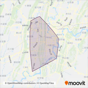 第二公交 coverage area map